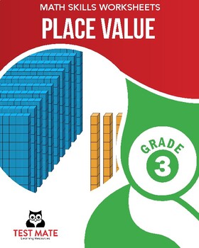 Preview of Place Value, Grade 3 (Math Skills Worksheets)