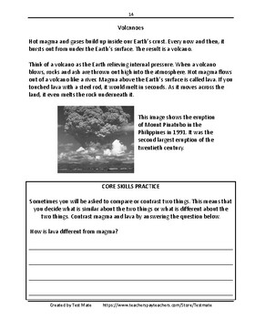 Reading Paired Passages, Daily Test Prep, Grade 4 (Reading Skills Workbook)