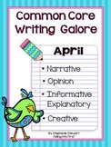 Common Core Writing - April Writing