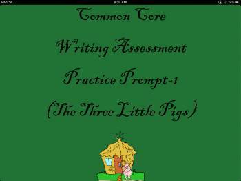 Preview of Common Core Writing Assessment Practice Prompt-1