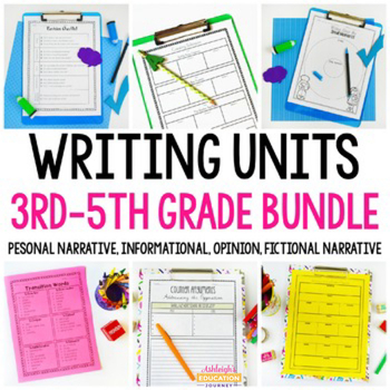 Preview of Writing Bundle | Print and Digital | Informational, Opinion, Narrative
