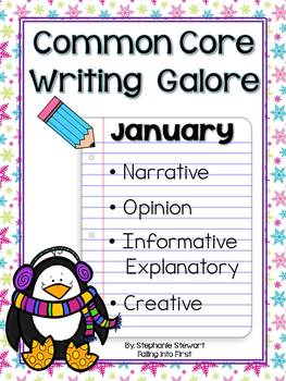 Preview of Common Core Writing- January