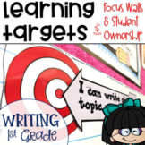 Common Core Writing Learning Targets 1st grade