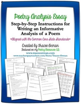 How to write a poem analysis essay