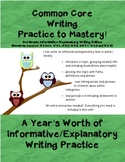 Common Core Writing Practice to Mastery! 3rd Grade Informa