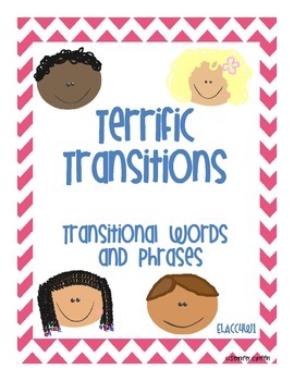 Preview of Common Core: Writing Standard: Transition Words