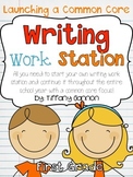 Common Core Writing Workstation Complete Packet {First Grade}