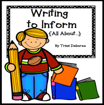 Preview of Writing to Inform (All About Books) Unit of Study