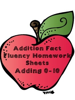 math fact fluency homework