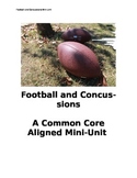 Common Core and ACT practice mini-unit: Football and Concussions