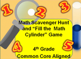 4th Grade Math Review / Problem Solving/ Scavenger Hunt (C