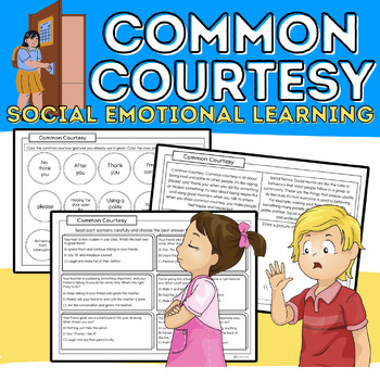 Preview of Common Courtesy, Good Manners, & Social Norms Packet {Social Emotional Learning}