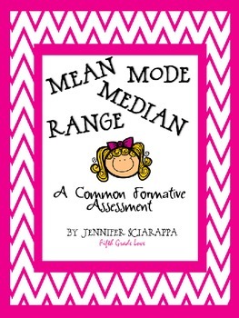 Preview of Mean, Median, Mode, and Range: A Common Formative Assessment