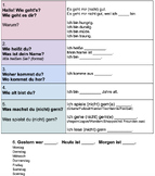 Common German Questions & Answers - Grades 4-12