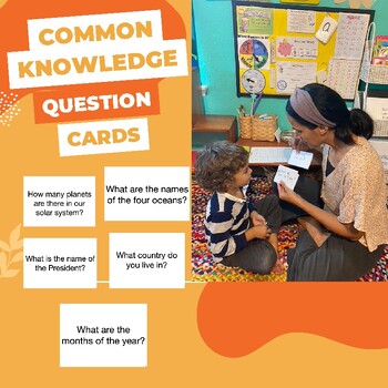 Preview of Common Knowledge Flash Cards