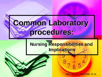 Preview of Common Laboratory Procedure: Nursing Responsibilities and Implications