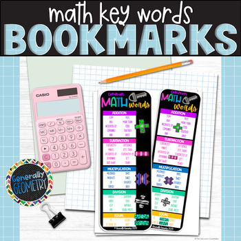 math bookmarks teaching resources teachers pay teachers