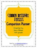 Common Missouri Fossils Comparison Planner and Quiz