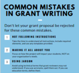 Common Mistakes in Grant Writing