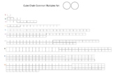 Common Multiples Worksheet