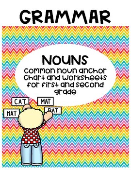 Preview of Nouns Worksheets for First and Second Grade