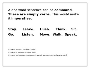 how to make sentence with the word assignment