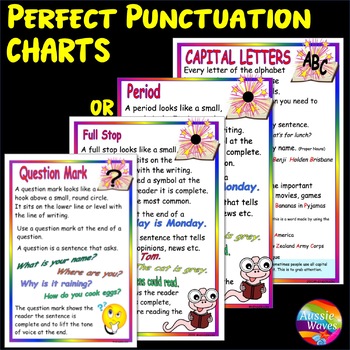 Preview of Common PUNCTUATION Charts