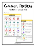 Common Prefixes & Prefix Families Poster/Visual Aid