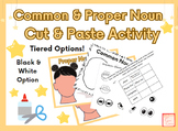 Common & Proper Noun Language Arts Cut & Paste Sort Craft 