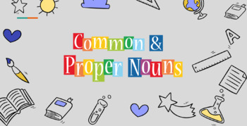 Preview of Common & Proper Noun PowerPoint