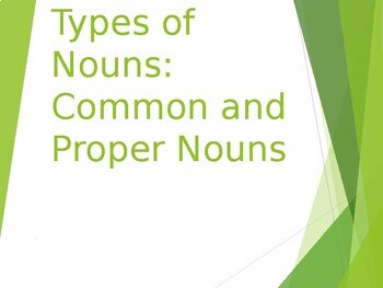 Preview of Common & Proper Nouns Lesson + Practice