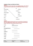 Abstract Nouns Worksheet | Teachers Pay Teachers