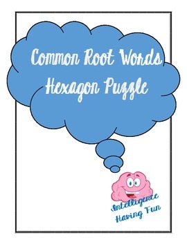 Preview of Common Root Words Hexagon Puzzle