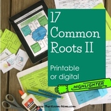 Common Roots Vocabulary Volume II (distance learning option)