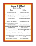 Common Sense Cause and Effect Cards