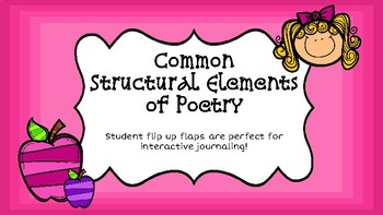 Preview of Common Structural Elements of Poetry