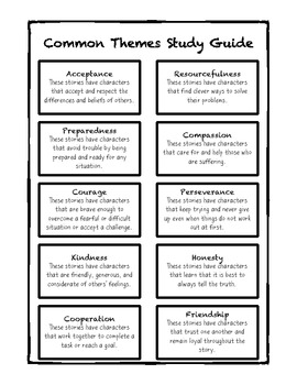 Common Themes Found in Books - Study Guide by Miss Britnee | TpT
