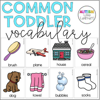 Preview of Common Toddler Vocabulary for Speech Therapy
