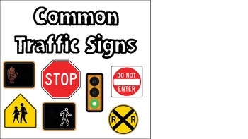 Preview of Common Traffic Signs Adapted Book