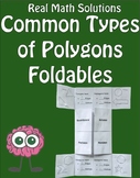 Common Types of Polygons Foldable