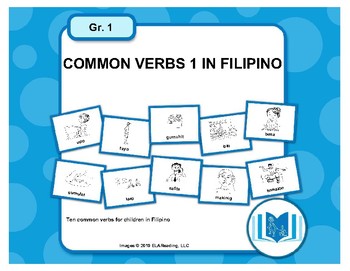 Preview of Common Verbs 1 in Filipino