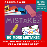 No Prep Distance Learning Creative Writing, Common Mistake