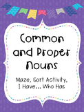 Common and Proper Noun Activities