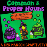 Common and Proper Nouns Activity: Halloween Worksheet and 