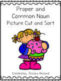 Common and Proper Noun Picture Cut and Sort