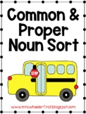 First Grade Language: Common and Proper Nouns