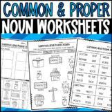 Common And Proper Noun Worksheets | Teachers Pay Teachers