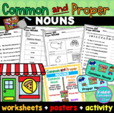 Common and Proper Noun Worksheets