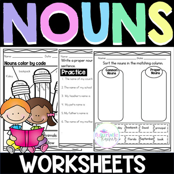 Preview of Common and Proper Noun worksheets