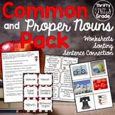 Common and Proper Nouns Activities and Practice